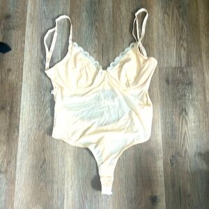 Bodysuit 3XL thong adjustable straps backless NWOT